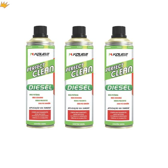 Imagem de Kit Limpeza - 3x Perfect Clean Diesel 500ml