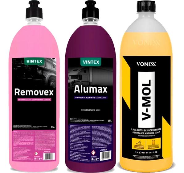 Kit Limpeza Automotiva Desingraxante + V-mol 1,5l Vonixx