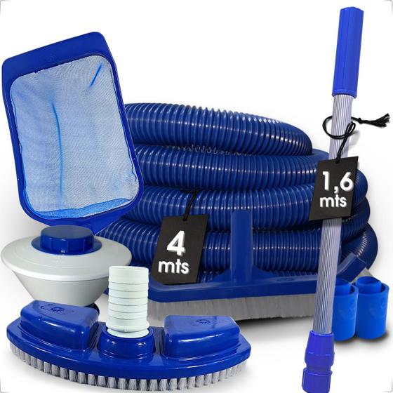 Imagem de Kit Limpeza Para Piscina Inflável E Estrutural