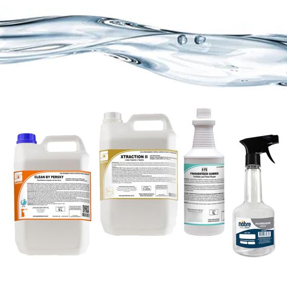 Kit Limpeza Sofa Carpete Spartan Summer Xtraction Peroxy Imagem de Kit Limpeza Sofa Carpete Spartan Summer Xtraction Peroxy