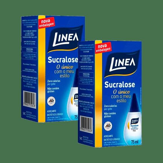 Kit Linea Adoçantes Líquido Sucralose 75ML - 2 unidades Menor preço em Kit Linea Adoçantes Líquido Sucralose 75ML - 2 unidades