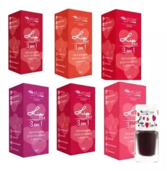 Imagem de Kit Lip Tint 3 em 1 Max Love  - 5 Unidades nas Cores 500 - 501 -502 -503 -504 e 505