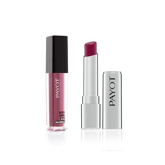 Imagem de Kit Lips Payot - 2: Gloss Búzios + Batom Uva