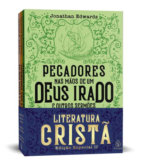 Imagem de Kit Literatura Crista Ii - Com 3 Livros - Jonathan Edwards, Charles Spurgeon, Charles M. Sheldon