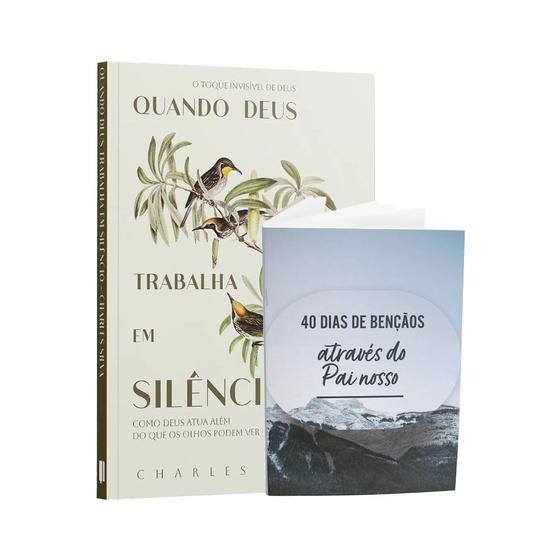 Kit Livro + Livreto - Quando Deus Trabalha em Silêncio+ Livreto 40 Dias ...