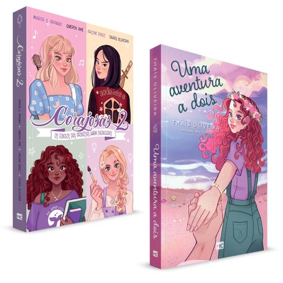 Imagem de KIT LIVRO UMA AVENTURA A DOIS e LIVRO CORAJOSAS 2 aventuras para transformar e aquecer o coração de jovens garotas - Evangélica Cristã Religião