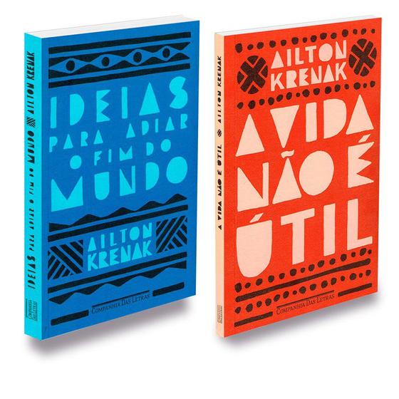 Kit Livros Ailton Krenak - Ideias Para Adiar Fim Do Mundo - Kit de