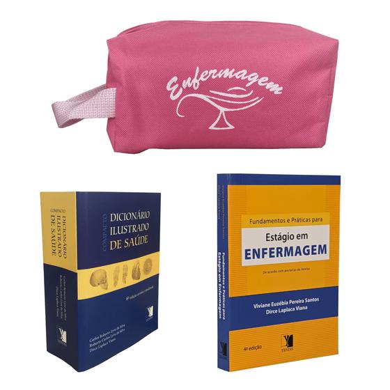 Kit Livros De Bolso Para Enfermagem Estojo Livros De Enfermagem Magazine Luiza