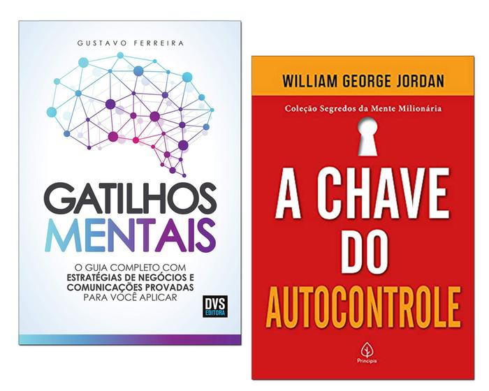 Imagem de Kit Livros Gatilhos Mentais  + A Chave do Autocontrole