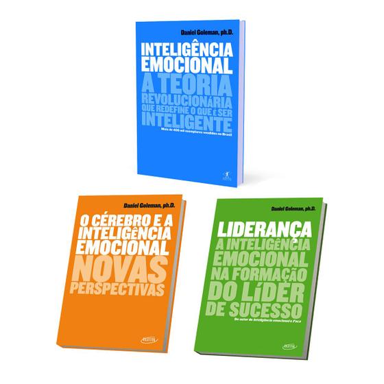 Imagem de Kit Livros, Inteligência Emocional, Teoria Revolucionária + O Cérebro E A Inteligência Emocional + Liderança, A Inteligência Emocional, Daniel Goleman