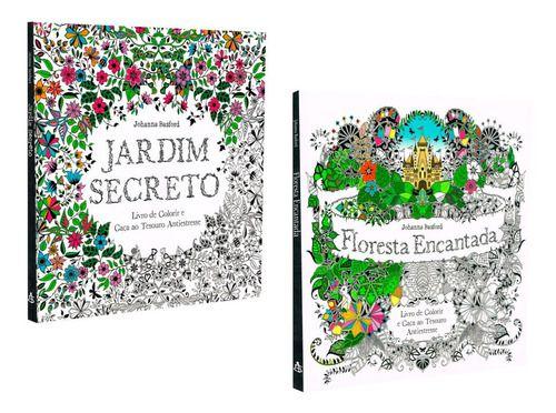 Kit Livros Jardim Secreto + Floresta Encantada Johanna Basford Livros  Antiestresse - Outros Livros - Magazine Luiza