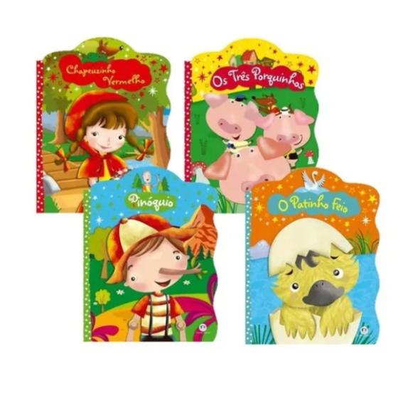Imagem de Kit Livros Leitura Infantil Fábulas Para Crianças