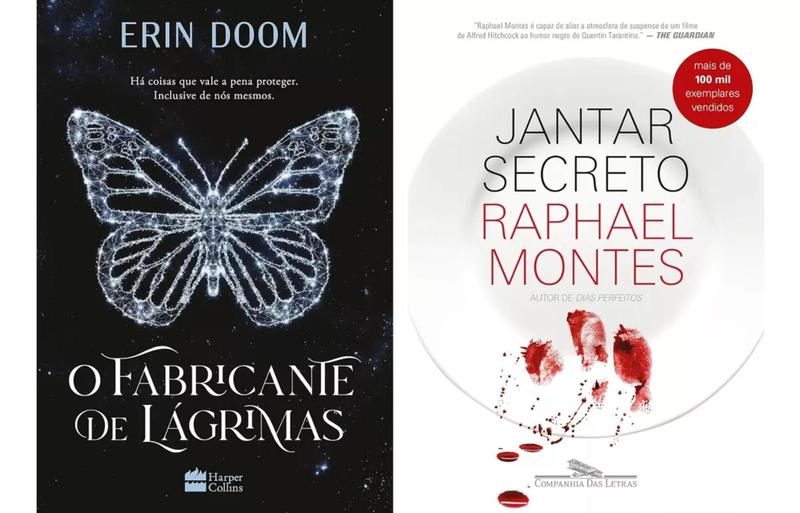 Imagem de Kit Livros O Fabricante De Lágrimas + Jantar Secreto - HarperCollins / Cia das Letras
