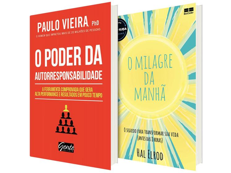 Kit Livros O Milagre da Manhã + O Poder da Menor preço em Kit Livros O Milagre da Manhã + O Poder da