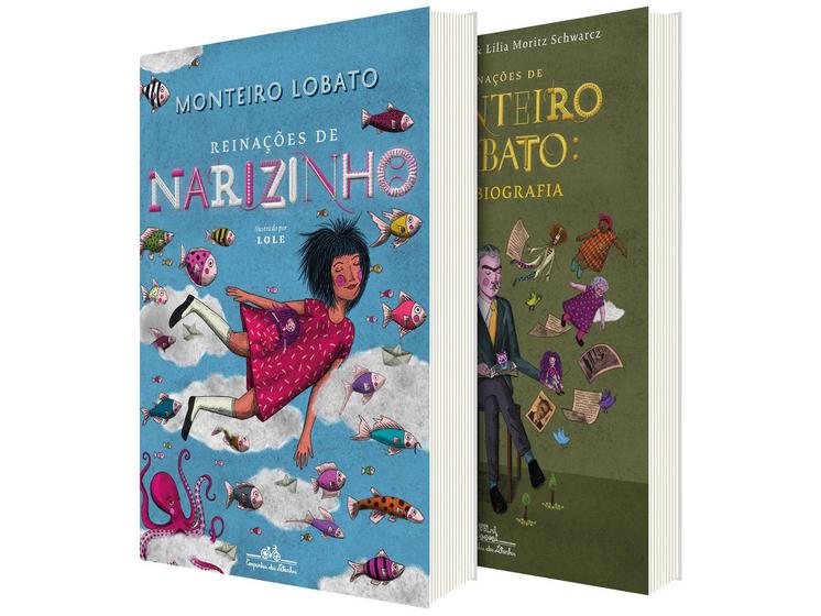 Kit Livros Reinações de Monteiro Lobato Uma biografia + Reinações de Narizinho Kit de Livros Kit Livros Reinações de Monteiro Lobato Uma biografia + Reinações de Narizinho Kit de Livros