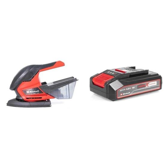 Imagem de Kit Lixadeira Multiuso a Bateria Te-os 18/150 Li com Bateria Power-x-change 18v 2,5 Ah Li Einhell
