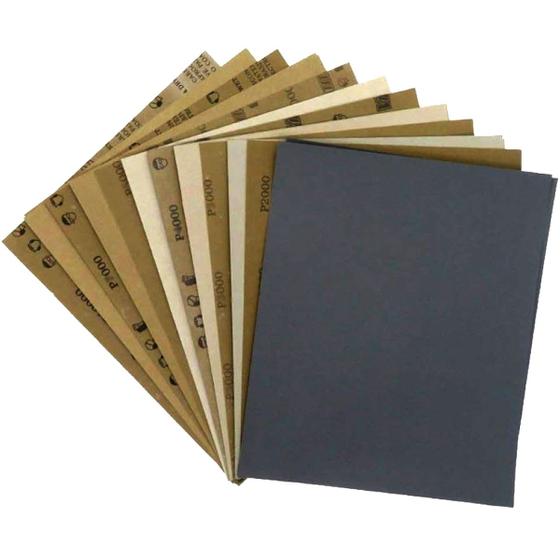 Kit Lixas D'Água Silicio 800 1000 1200 2000 Polimento Farol Menor preço em Kit Lixas D'Água Silicio 800 1000 1200 2000 Polimento Farol