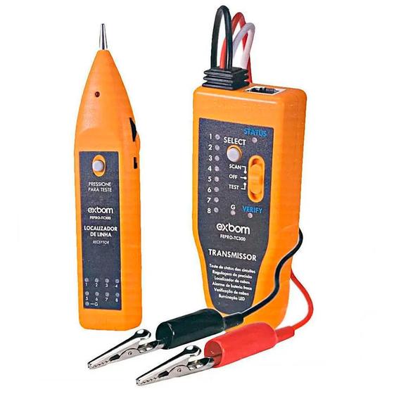 Kit Localizador de Cabos TC300 Menor preço em Kit Localizador de Cabos TC300