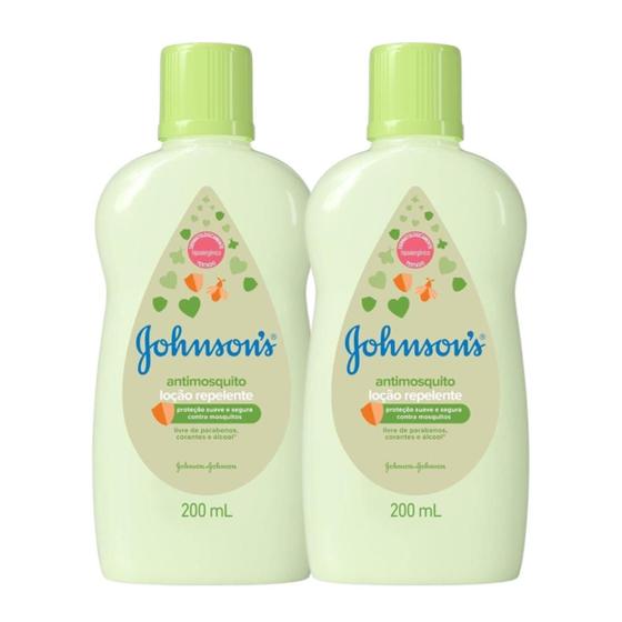 Imagem de Kit Loção Repelente Johnsons Antimosquito 200Ml Com 2