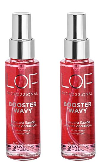 Imagem de Kit LOF 2 Másc. Líquida Booster Wavy Cabelos Ondulados 60 ml