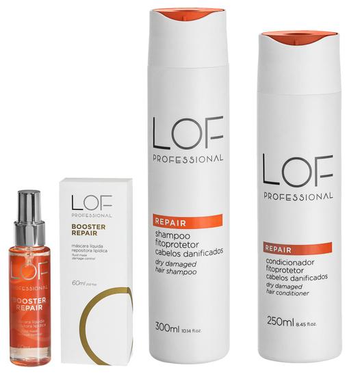 Imagem de Kit LOF Repair Sh. 300ml + Cond. 250ml + Booster Repair 60ml