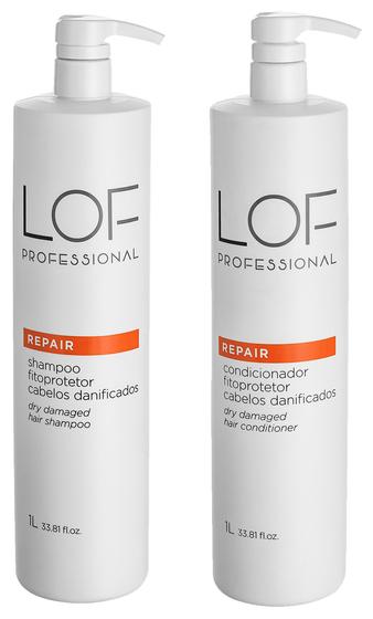 Imagem de Kit LOF Shampoo + Condicionador Repair 1L