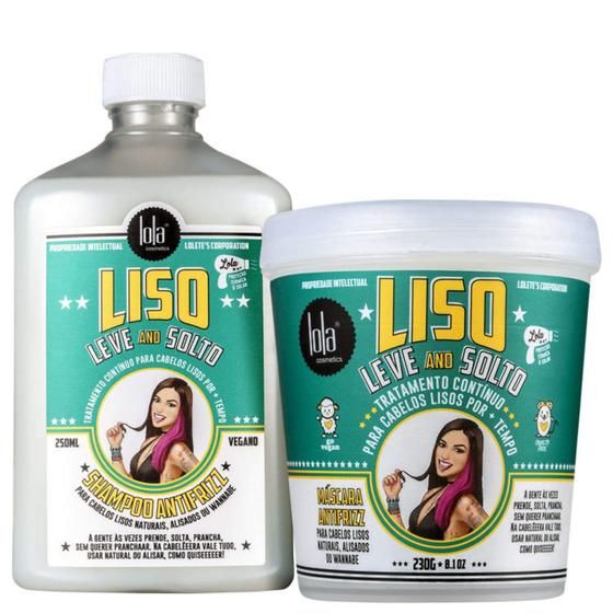 Imagem de Kit Lola Cosmetics Liso, Leve And Solto Duo 