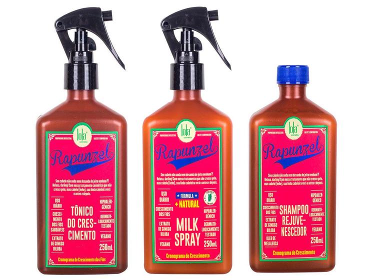 Kit Lola Cosmetics Rapunzel Milk Spray + Shampoo Menor preço em Kit Lola Cosmetics Rapunzel Milk Spray + Shampoo