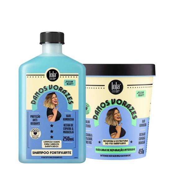 Imagem de Kit Lola From Rio Danos Vorazes Shampoo Máscara (2 produtos)