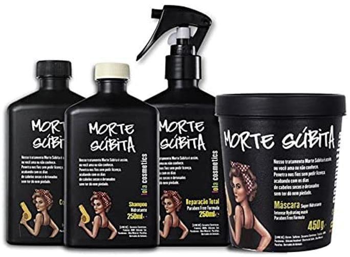 Kit Lola Morte Subita Shampoo Condicionador Mascara E Spray - Kit de ...