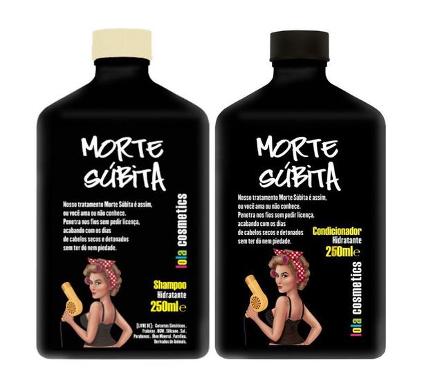 Kit Lola Morte Súbita - Shampoo e Condicionador - Lola Cosmetics - Kit ...