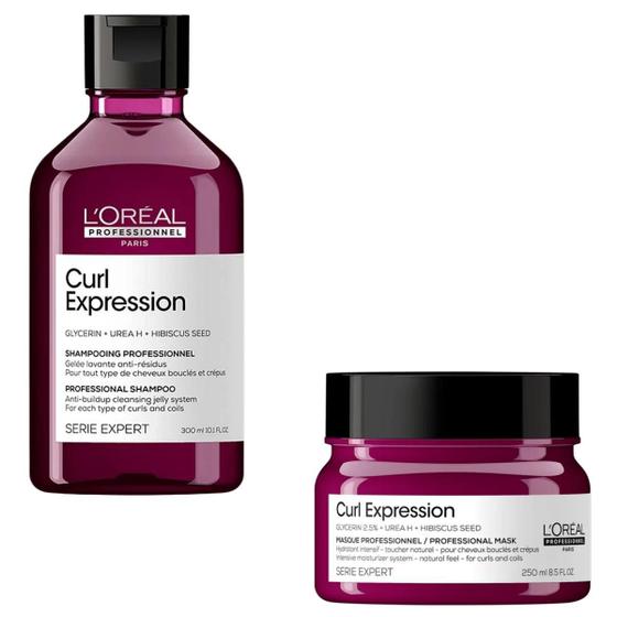 Imagem de Kit Loreal Curl Expression - Shampoo Antirresíduo E Máscara