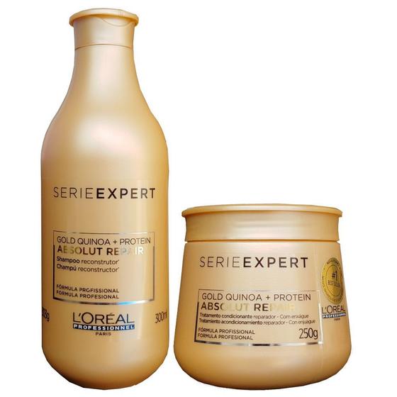 Imagem de Kit Loreal Expert Profissional Absolut Repair Shampoo E Mascara