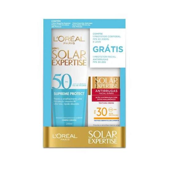 Imagem de Kit Loreal Expertise Corporal Fps 50 200ml + Facial Fps 30