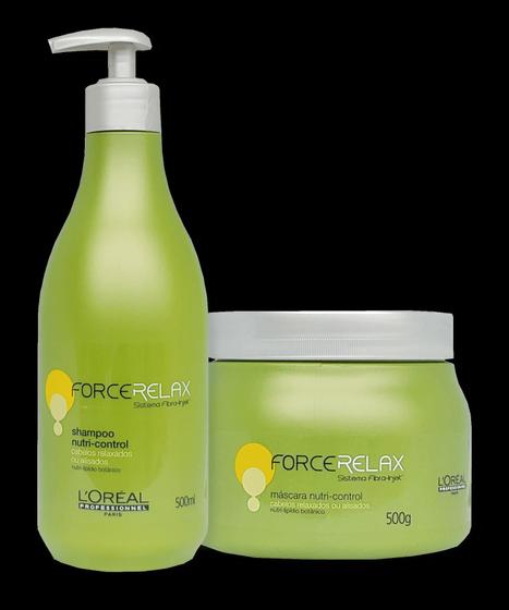 Imagem de Kit Loreal Force Relax Nutri-Control - Shampoo e Máscara