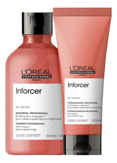 Imagem de Kit Loréal Inforcer Shampoo 300ml + Condicionador 200ml