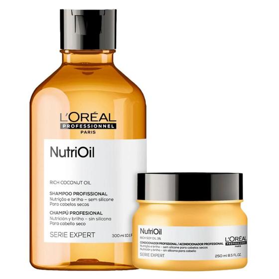 Imagem de Kit Loreal Nutrioil Shampoo 300Ml + Máscara 250Ml