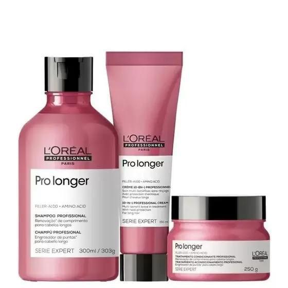 Imagem de Kit LOréal Pro Longer Sh 300ml + Másc 250g + CPP 150ml