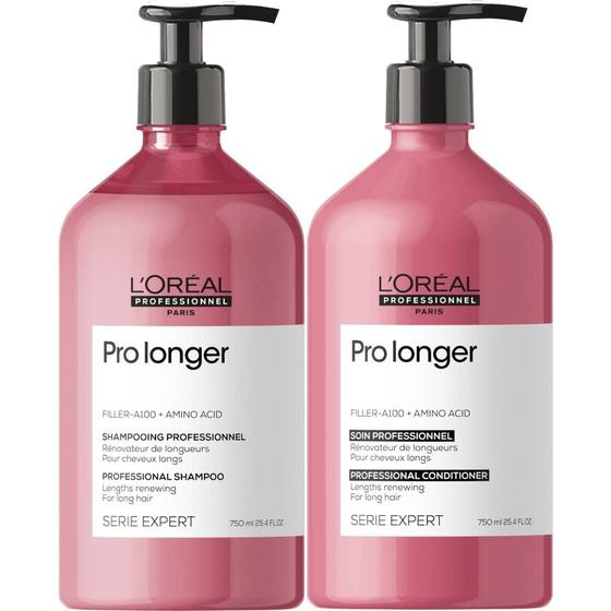 Imagem de Kit Loreal Pro Longer - Shampoo e Condicionador 750ml