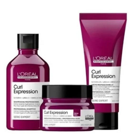 Imagem de Kit Loreal Professionnel Curl Expression Sh +masc +leave-in
