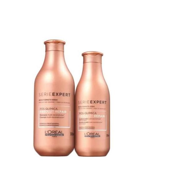 Imagem de Kit Loréal Professionnel Shampoo + Condicionador Absolut Repair Pós-química