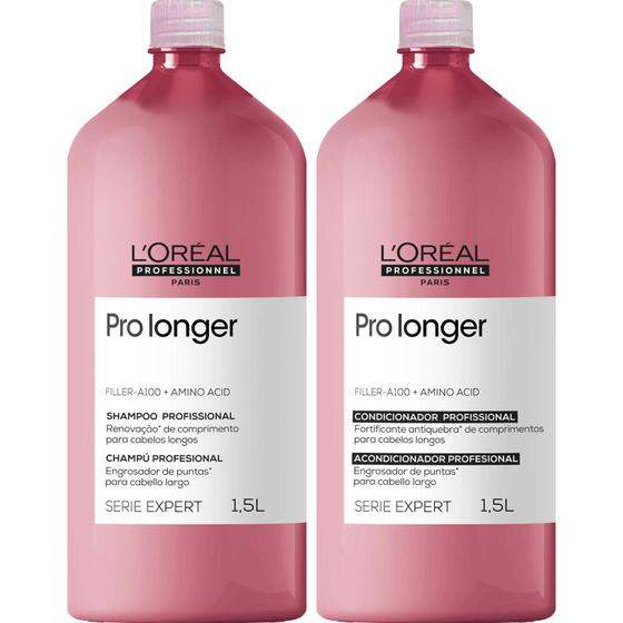 Imagem de Kit Loreal Série Expert Pro Longer Shampoo e Condicionador