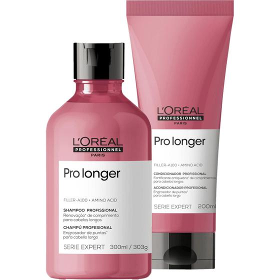 Imagem de Kit Loreal Série Expert Pro Longer Shampoo e Condicionador