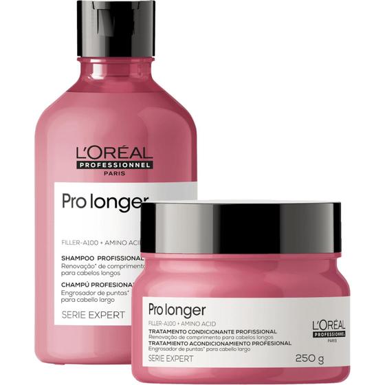 Imagem de Kit Loreal Série Expert Pro Longer Shampoo e Máscara