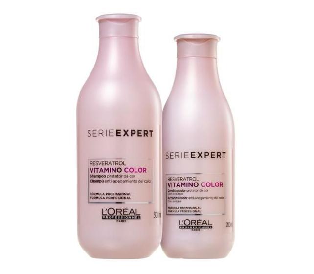 Kit loreal vitamino color resveratrol shampoo 300ml condicionador 200ml Kit de Tratamento para
