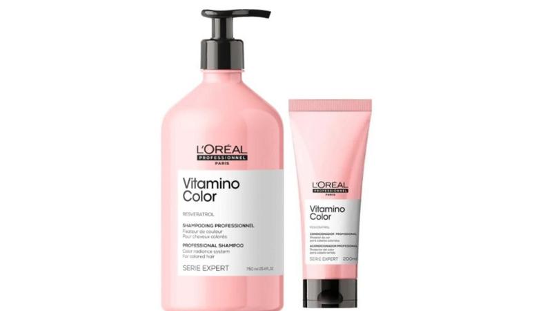 Imagem de Kit LOréal Vitamino Color Shampoo 750ml + Condicionador 200ml
