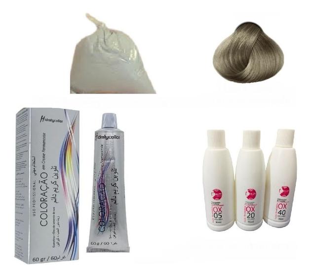 Imagem de Kit Louro Ultra Claro 12.01 + 2 Ox 90ml + Po Descolorante