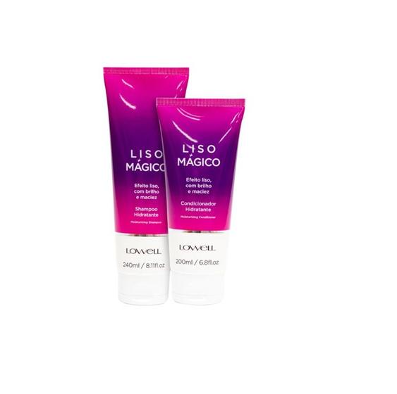 Imagem de Kit Lowell Liso Mágico Shampoo 240ml + Condicionador 200ml