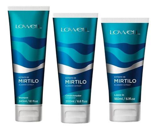 Imagem de Kit Lowell Mirtilo Shampoo E Condicionador + Leave-in