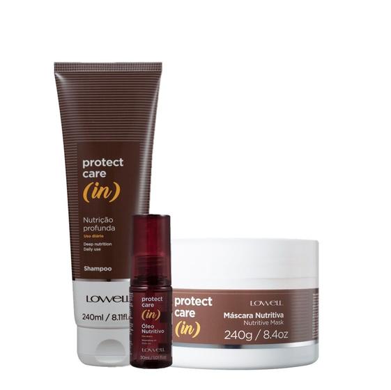 Imagem de Kit Lowell Protect Care (in) Limpeza Suave (3 Produtos)